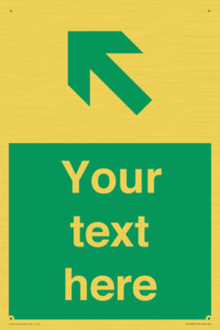 Custom Safe condition: Green Up left arrow